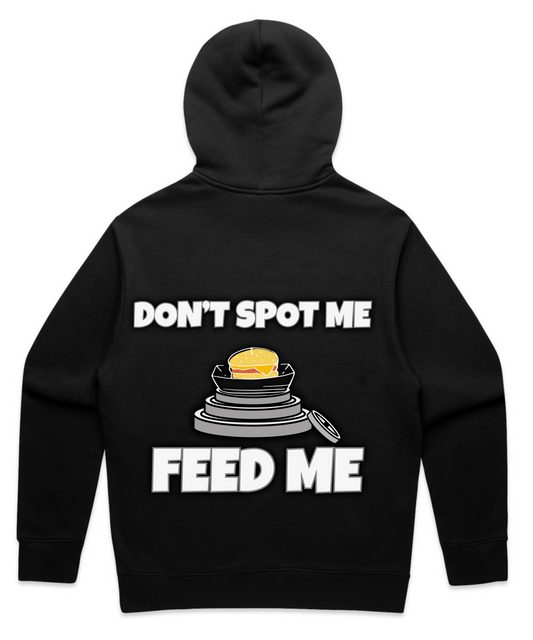 ”DON’T SPOT ME. FEED ME” - Unisex Oversized Pumpcover Hoodie