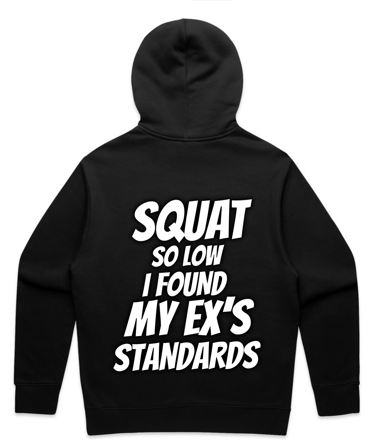 Squat So Low I Found My Ex’s Standards - Unisex Oversized Pumpcover Hoodie