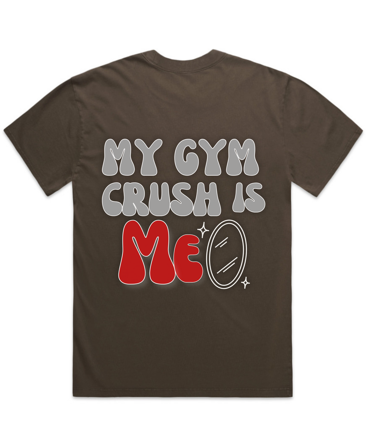 ”MY GYM CRUSH IS ME” – Unisex Oversized Pumpcover Tee