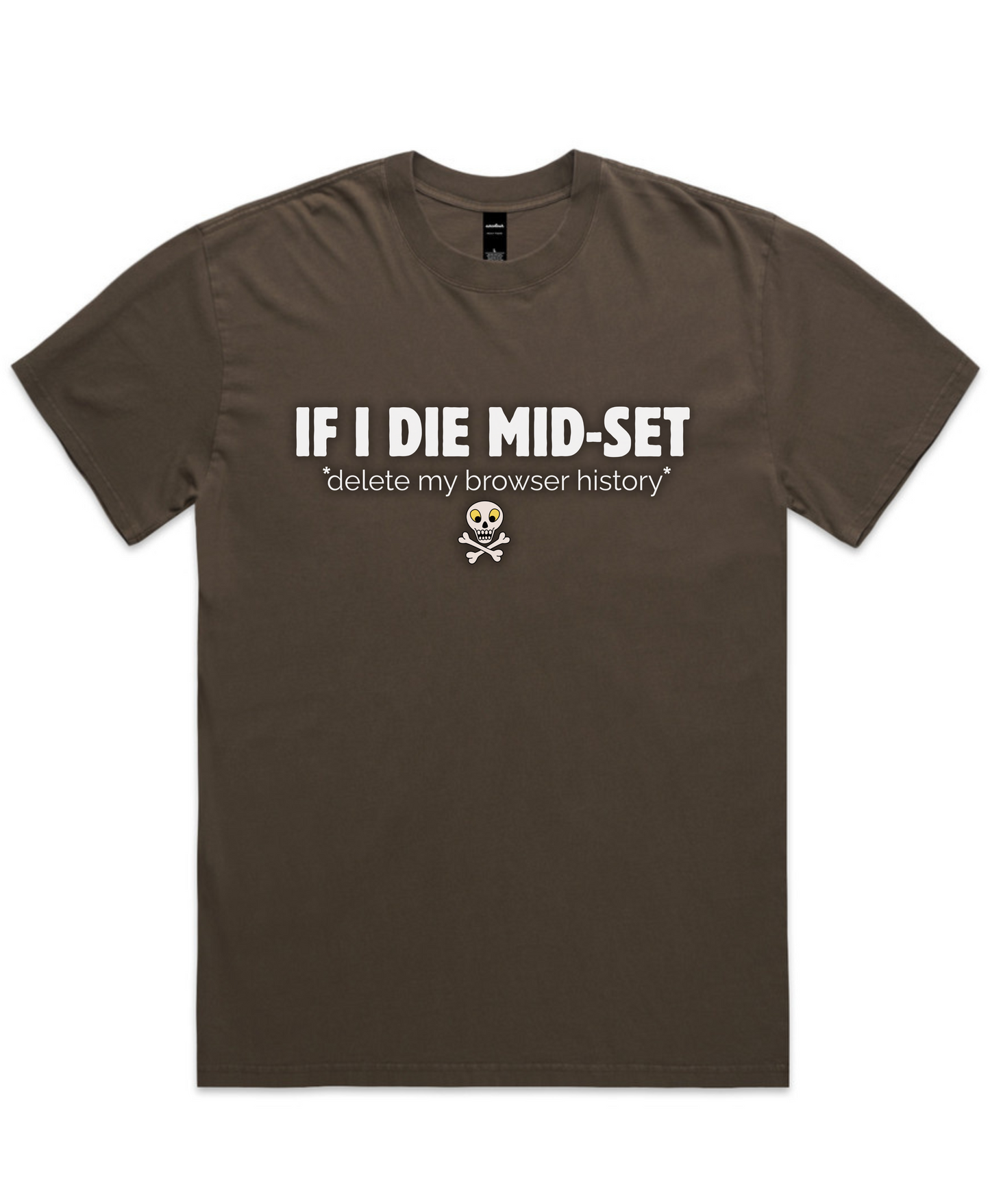 IF I DIE MID-SET☠️ – Unisex Oversized Pumpcover Tee