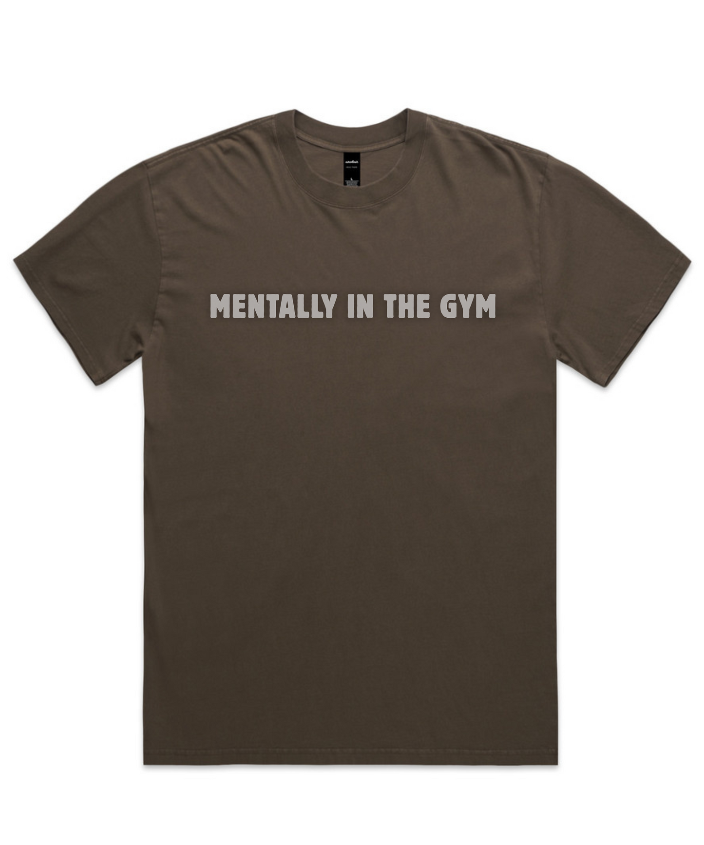 MENTALLY IN THE GYM. PHYSICALLY? STILL IN THE GYM -  Unisex Oversized Tee