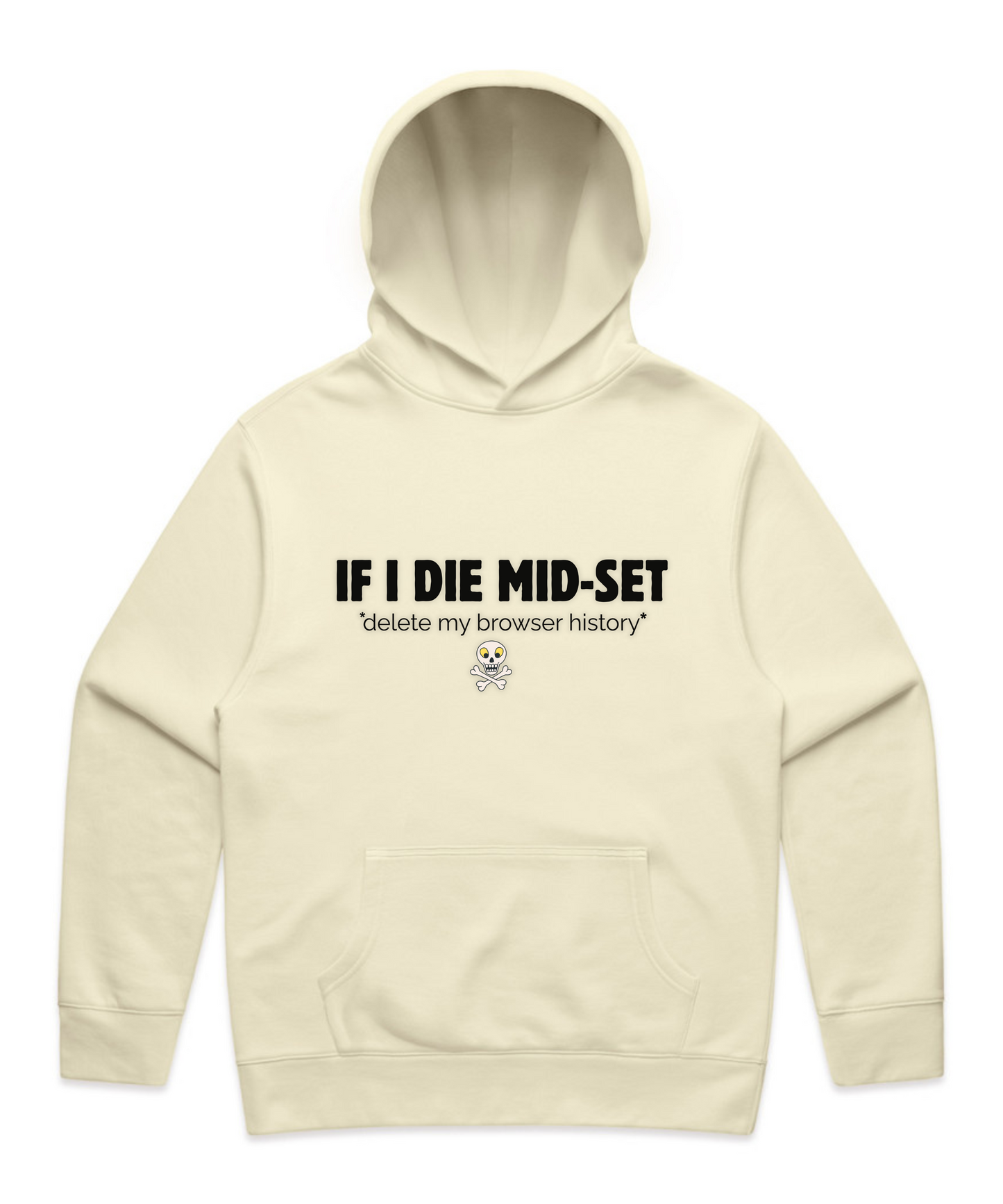 ”IF I DIE MID-SET” – Unisex Oversized Pumpcover Hoodie
