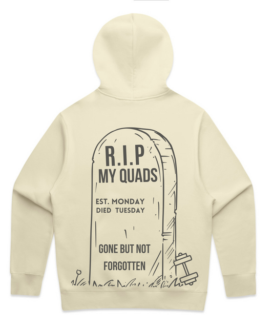 R.I.P MY QUADS – Unisex Oversized Pumpcover Hoodie