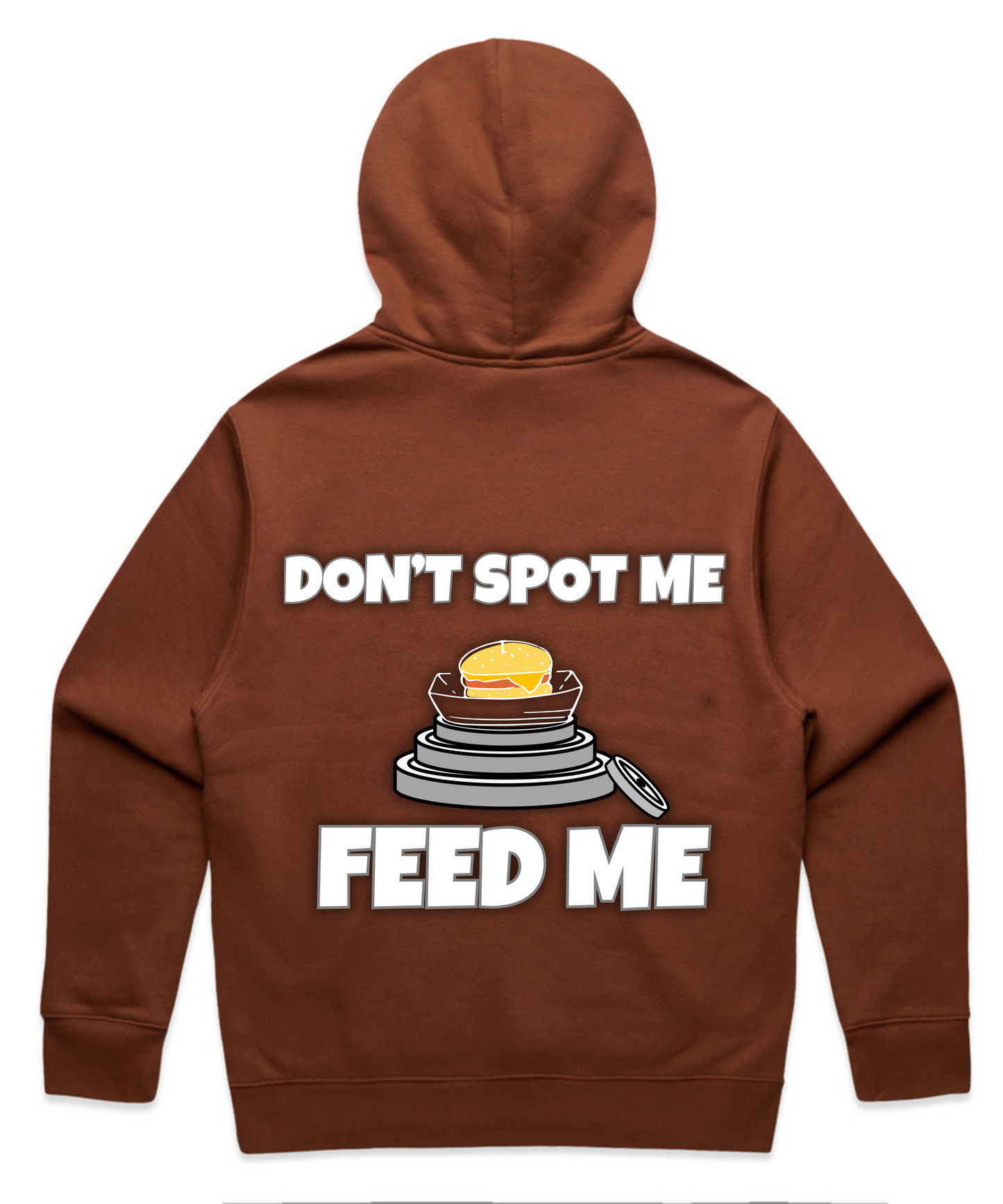 ”DON’T SPOT ME. FEED ME” - Unisex Oversized Pumpcover Hoodie
