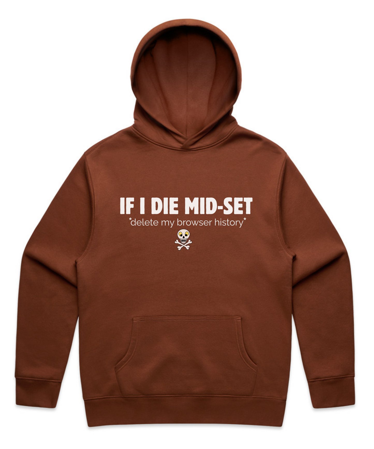 IF I DIE MID-SET – Unisex Oversized Pumpcover Hoodie