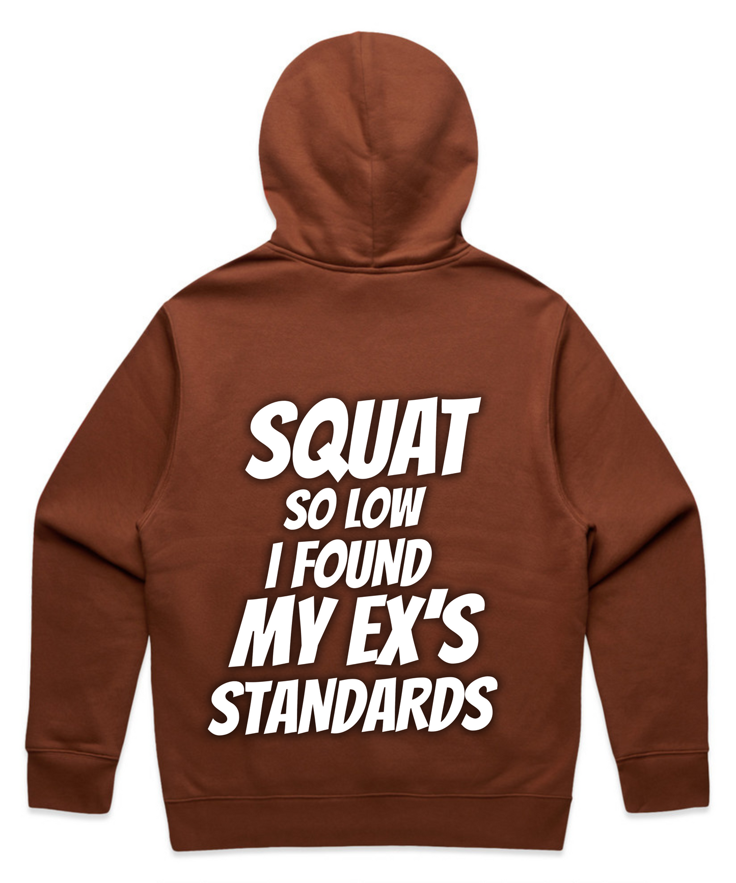 Squat So Low I Found My Ex’s Standards - Unisex Oversized Pumpcover Hoodie