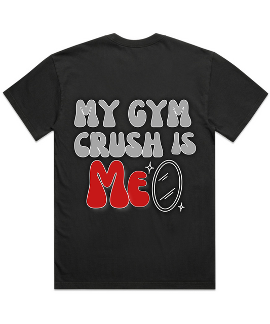 ”MY GYM CRUSH IS ME” – Unisex Oversized Pumpcover Tee