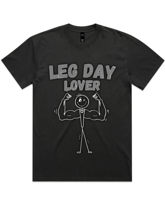 'LEG DAY LOVER (The Shirt That Exposes You)- Unisex Oversized Pumpcover Tee