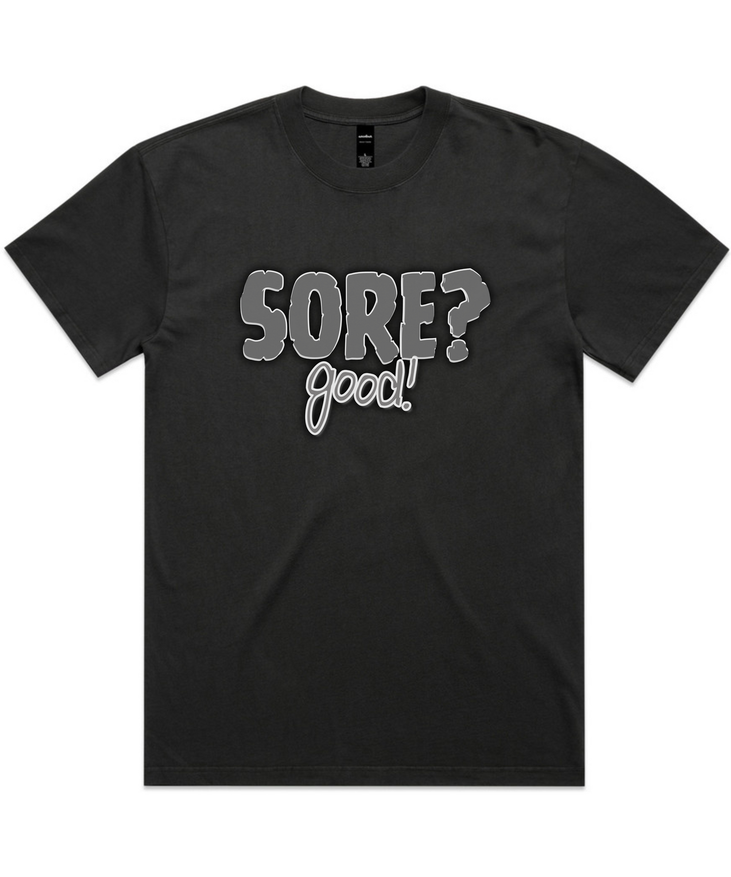 ”SORE? GOOD.” Unisex Oversized Pumpcover Tee – Pain Is Proof You Showed Up