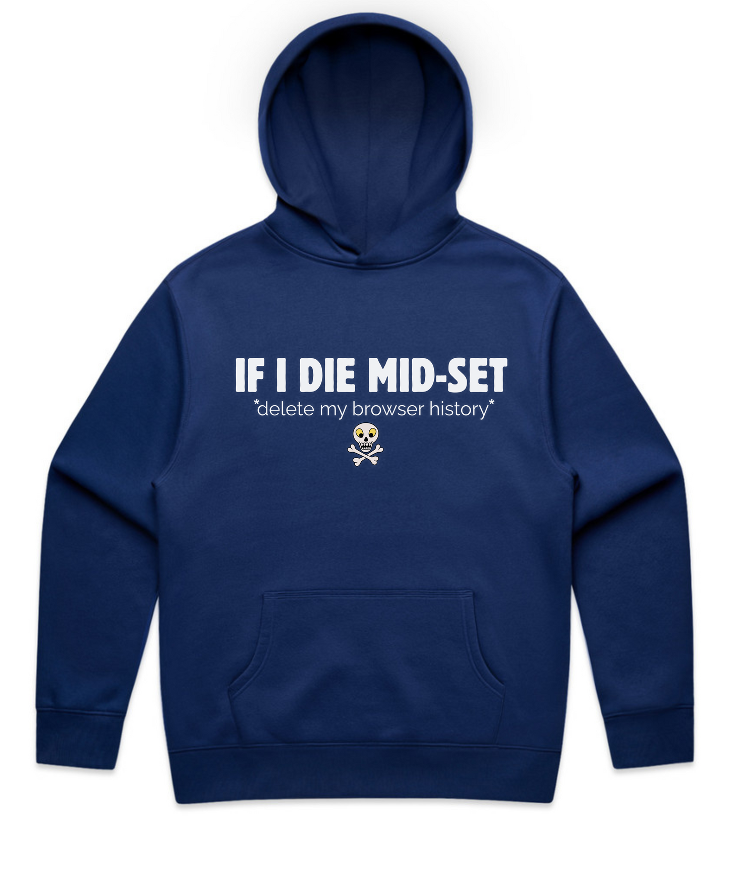 IF I DIE MID-SET – Unisex Oversized Pumpcover Hoodie