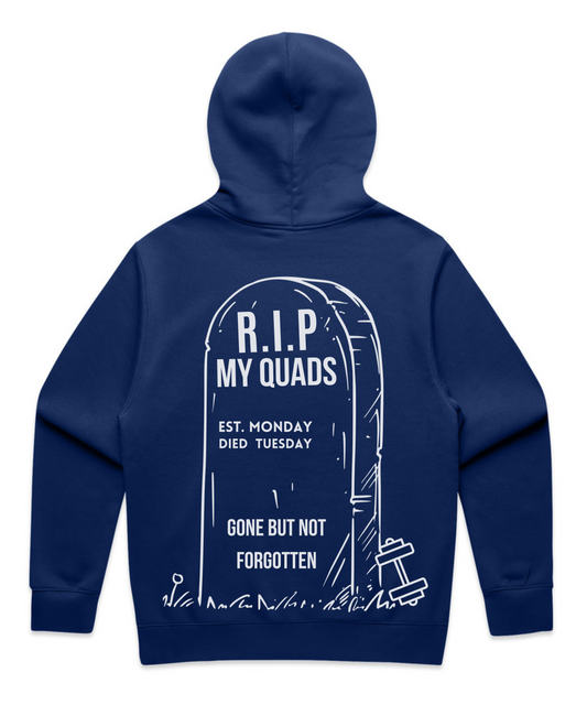 ”R.I.P MY QUADS ”– Unisex Oversized Pumpcover Hoodie