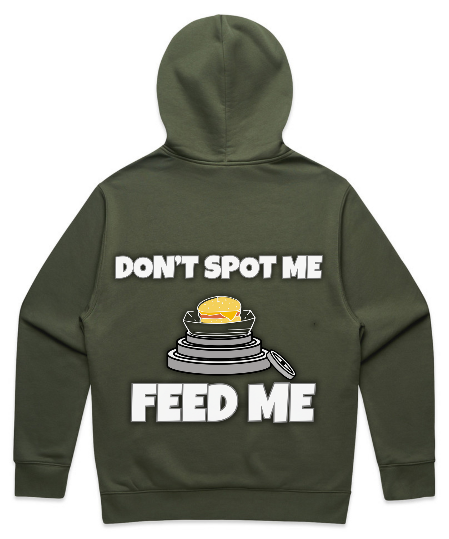 ”DON’T SPOT ME. FEED ME” - Unisex Oversized Pumpcover Hoodie
