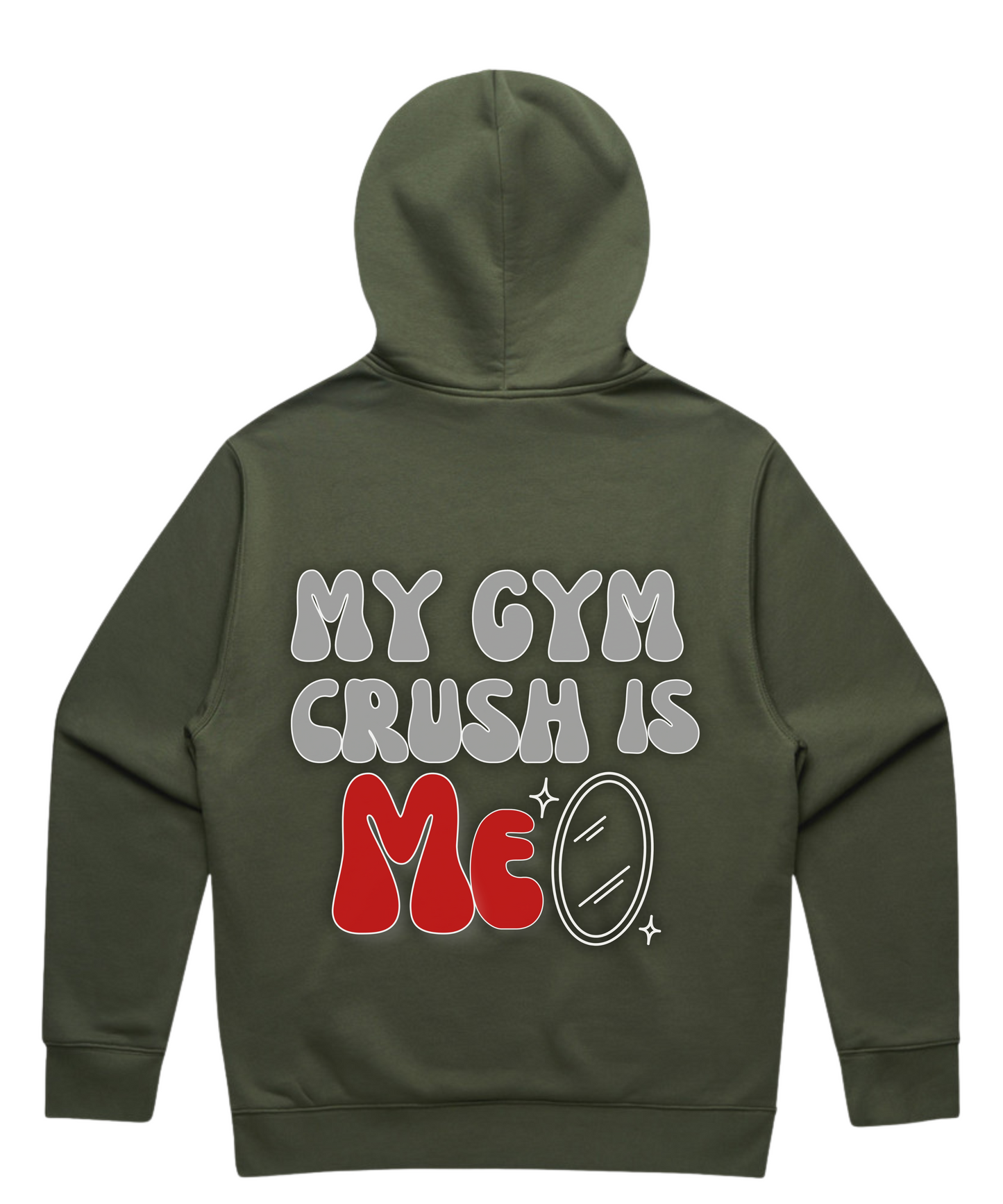 ”My Gym Is Crush Me” - Unisex Oversized Pumpcover Hoodie