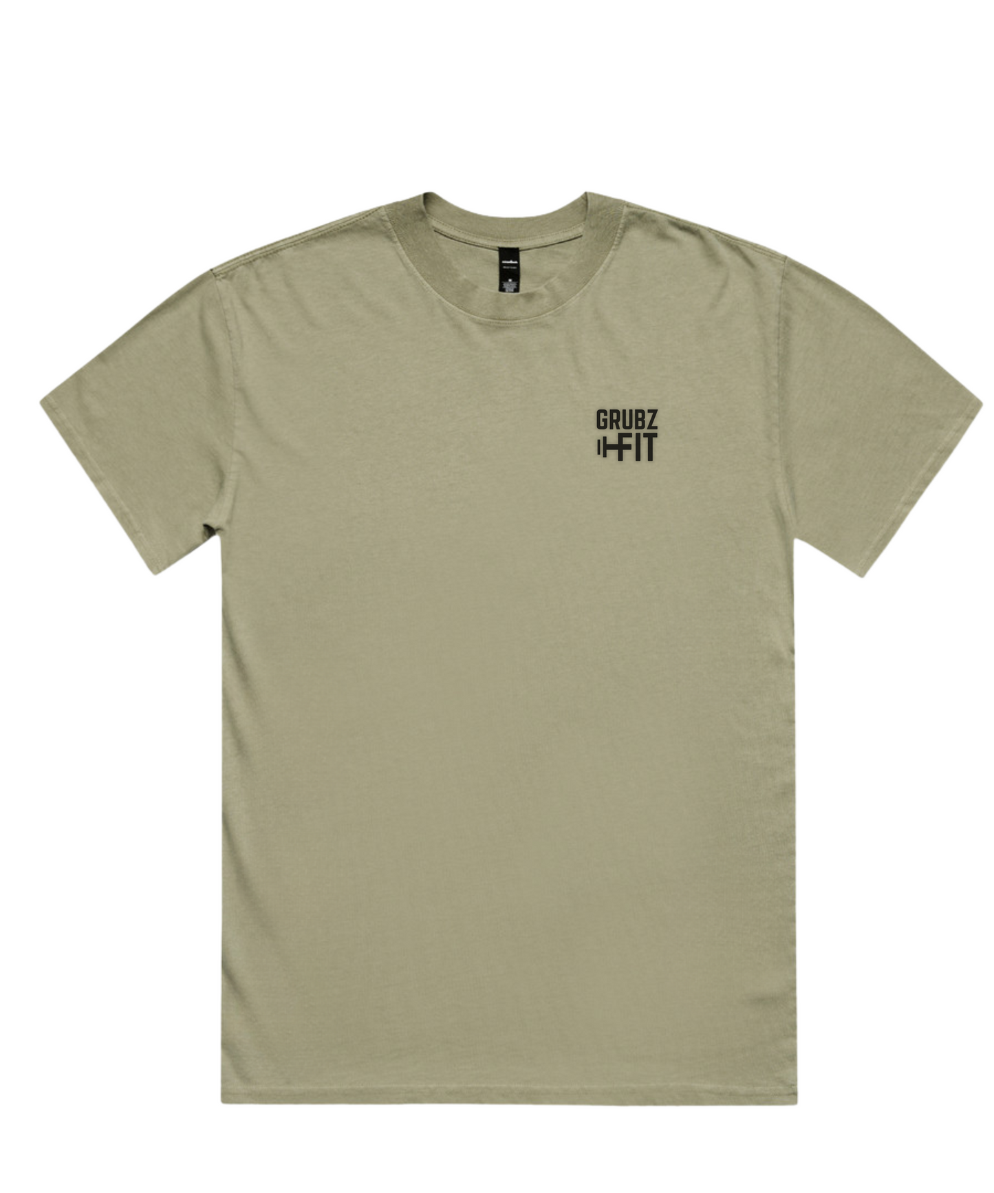 ”GrubzFit” Oversized Pumpcover Logo Tee – Built to Lift