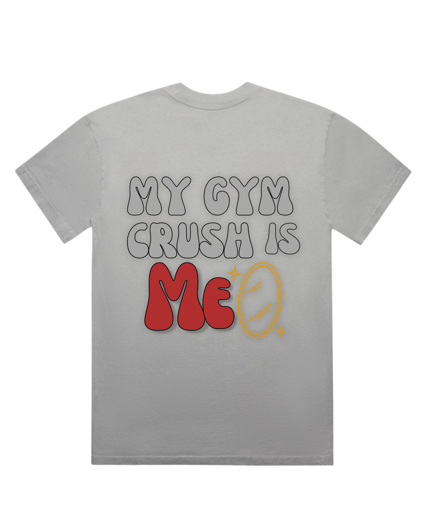 ”MY GYM CRUSH IS ME” – Unisex Oversized Pumpcover Tee