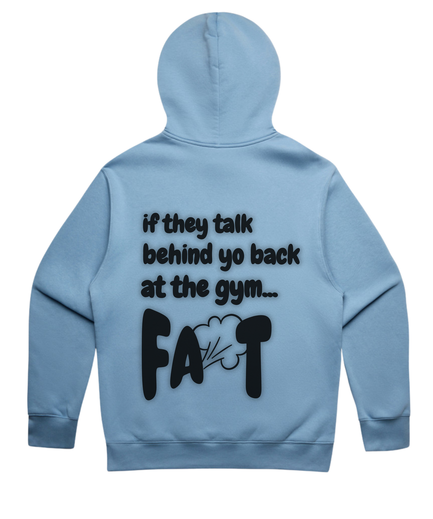 "If They Talk… FART." Oversized Pumpcover Hoodie