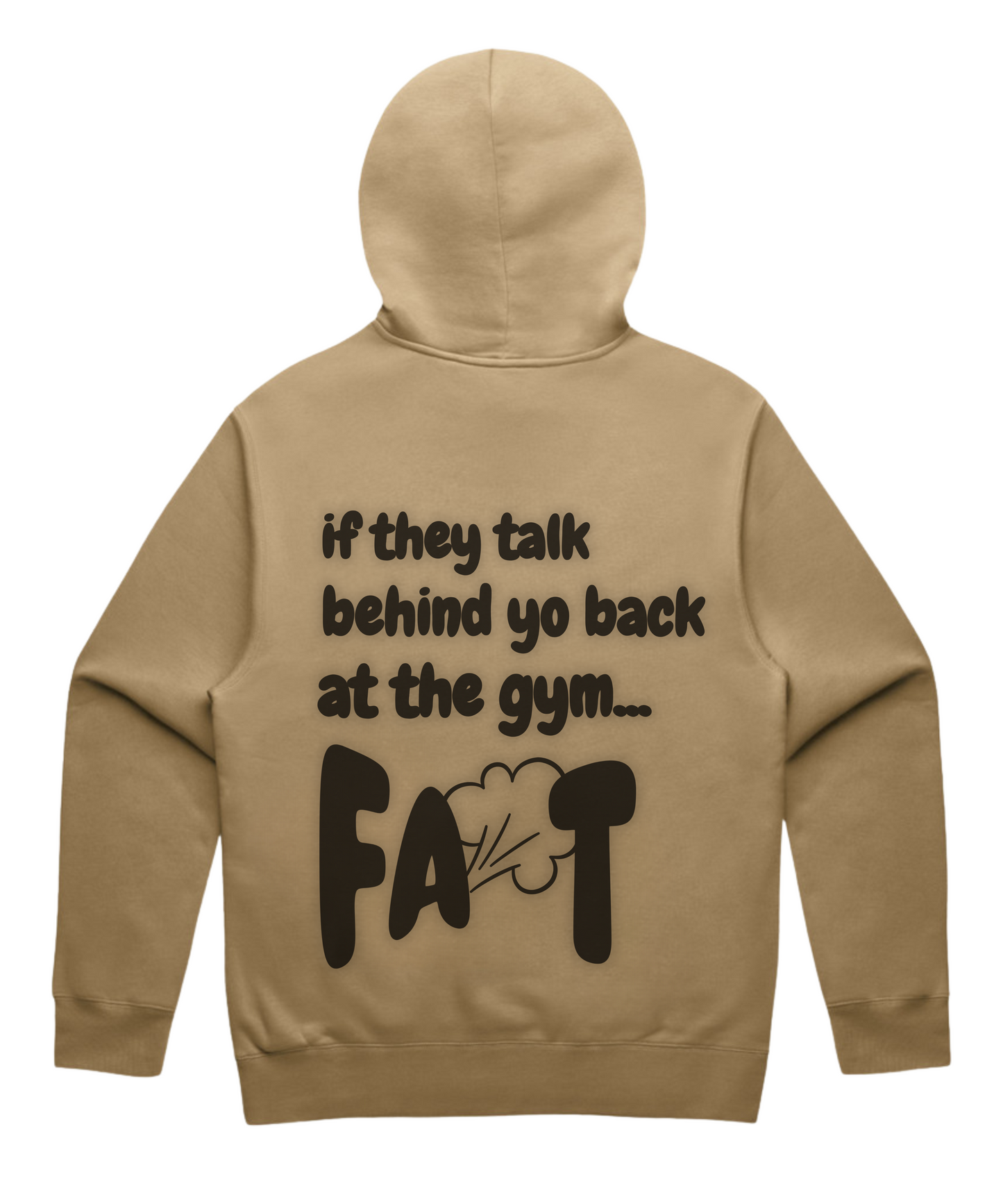 "If They Talk… FART." Oversized Pumpcover Hoodie