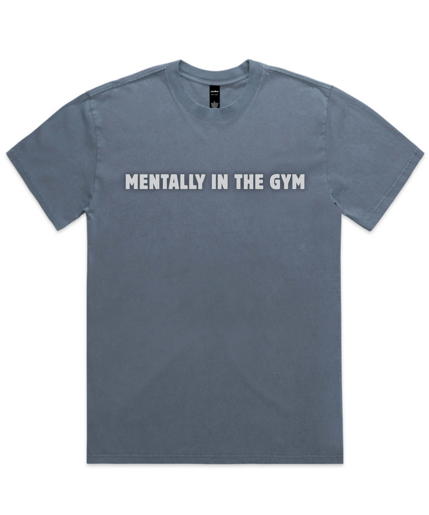 MENTALLY IN THE GYM. PHYSICALLY? STILL IN THE GYM -  Unisex Oversized Tee