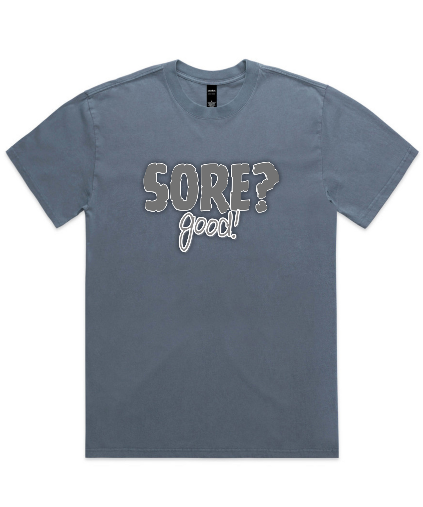 ”SORE? GOOD.” Unisex Oversized Pumpcover Tee – Pain Is Proof You Showed Up