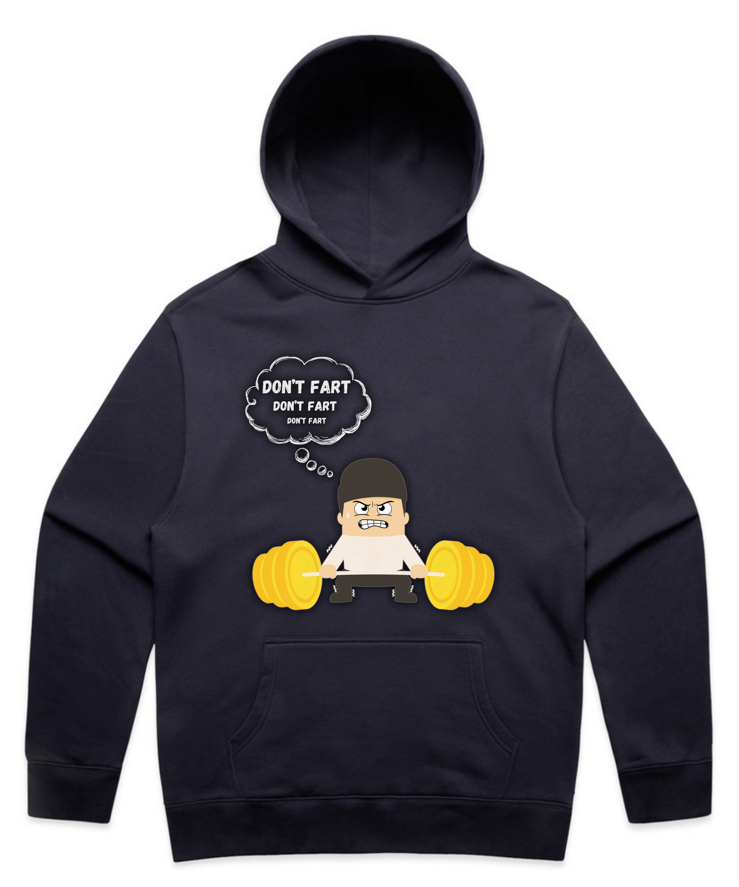 "DON’T FART" – Unisex Oversized  Heavyweight Pumpcover Hoodie