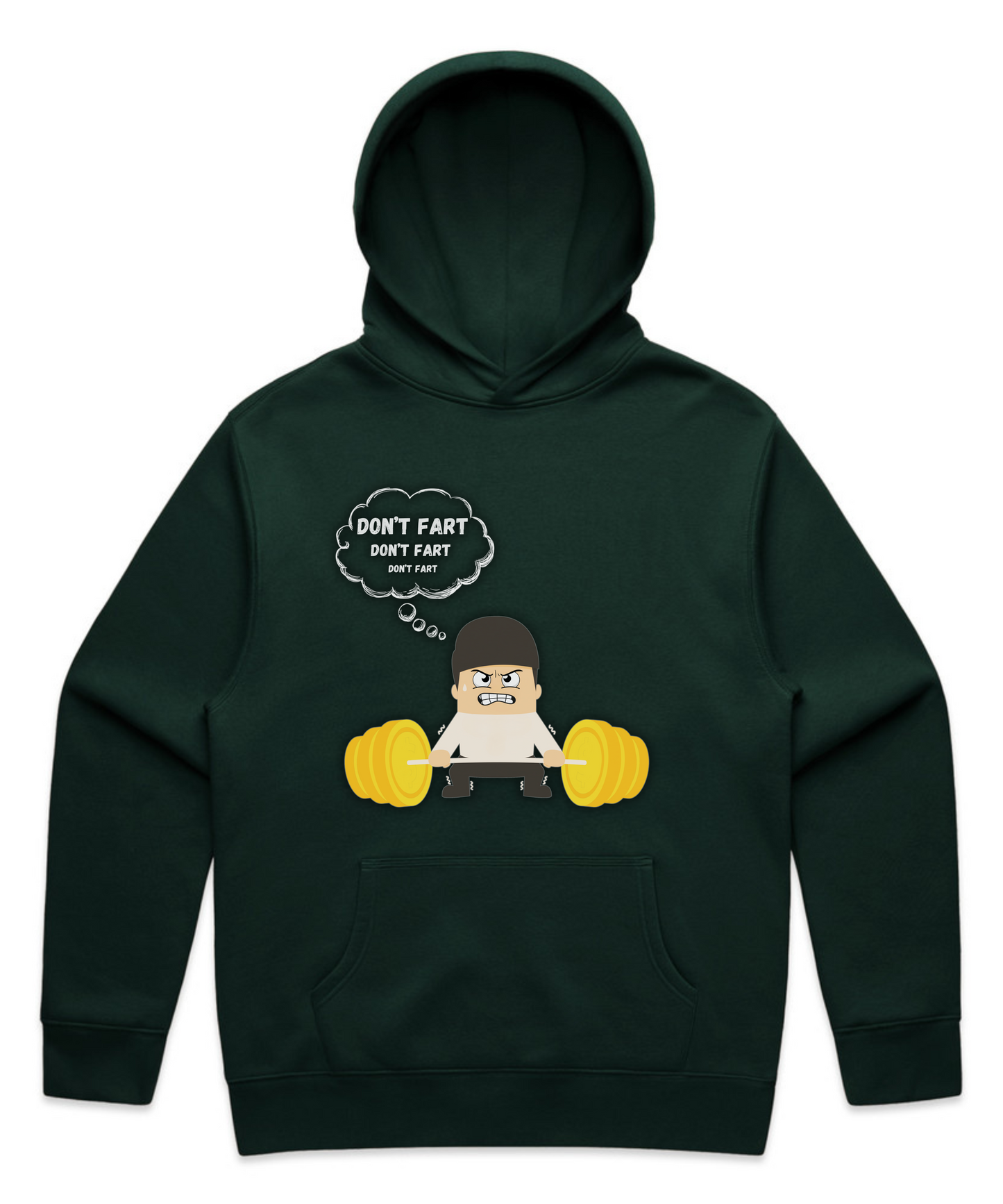 "DON’T FART" – Unisex Oversized  Heavyweight Pumpcover Hoodie