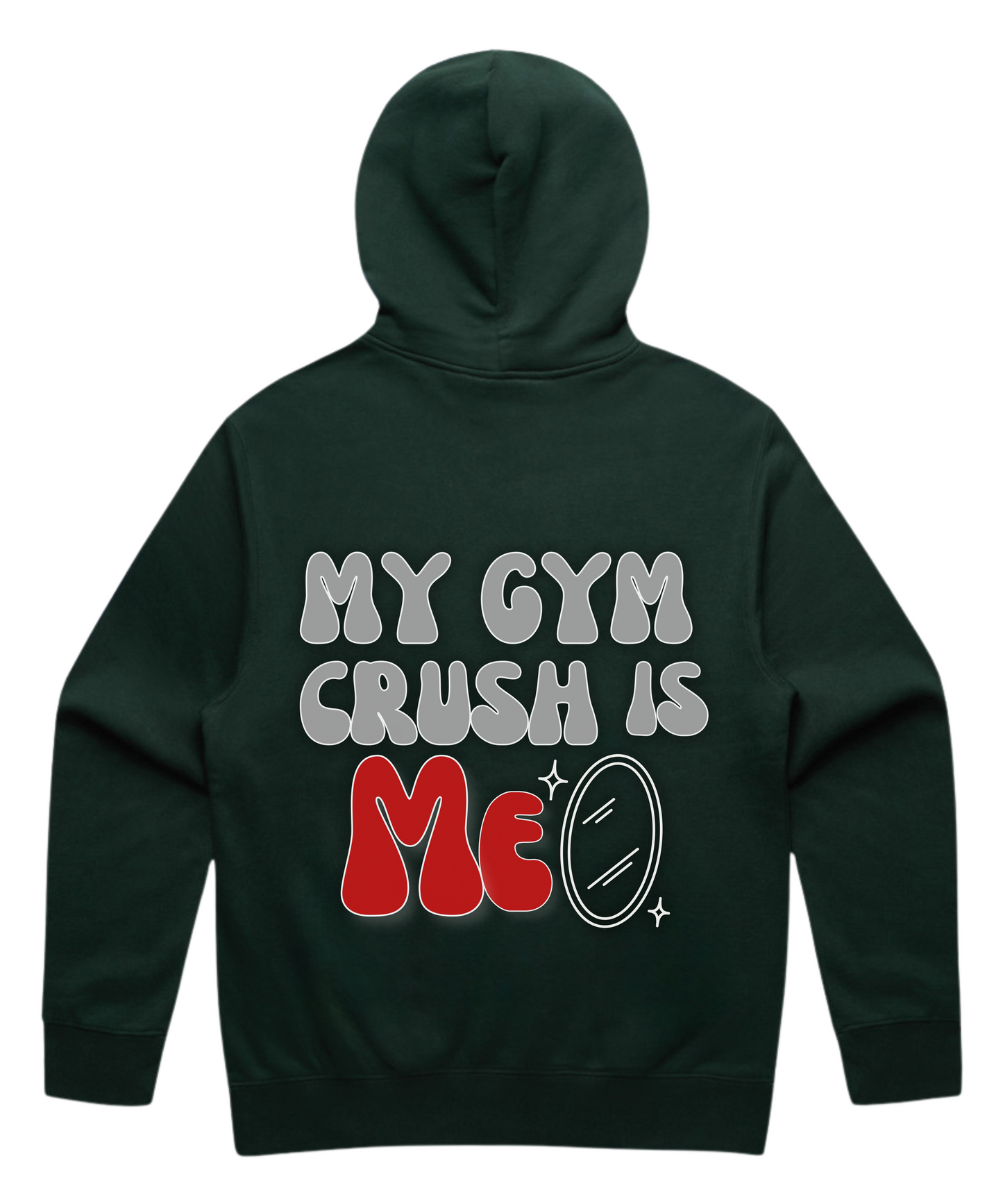 ”My Gym Is Crush Me” - Unisex Oversized Pumpcover Hoodie