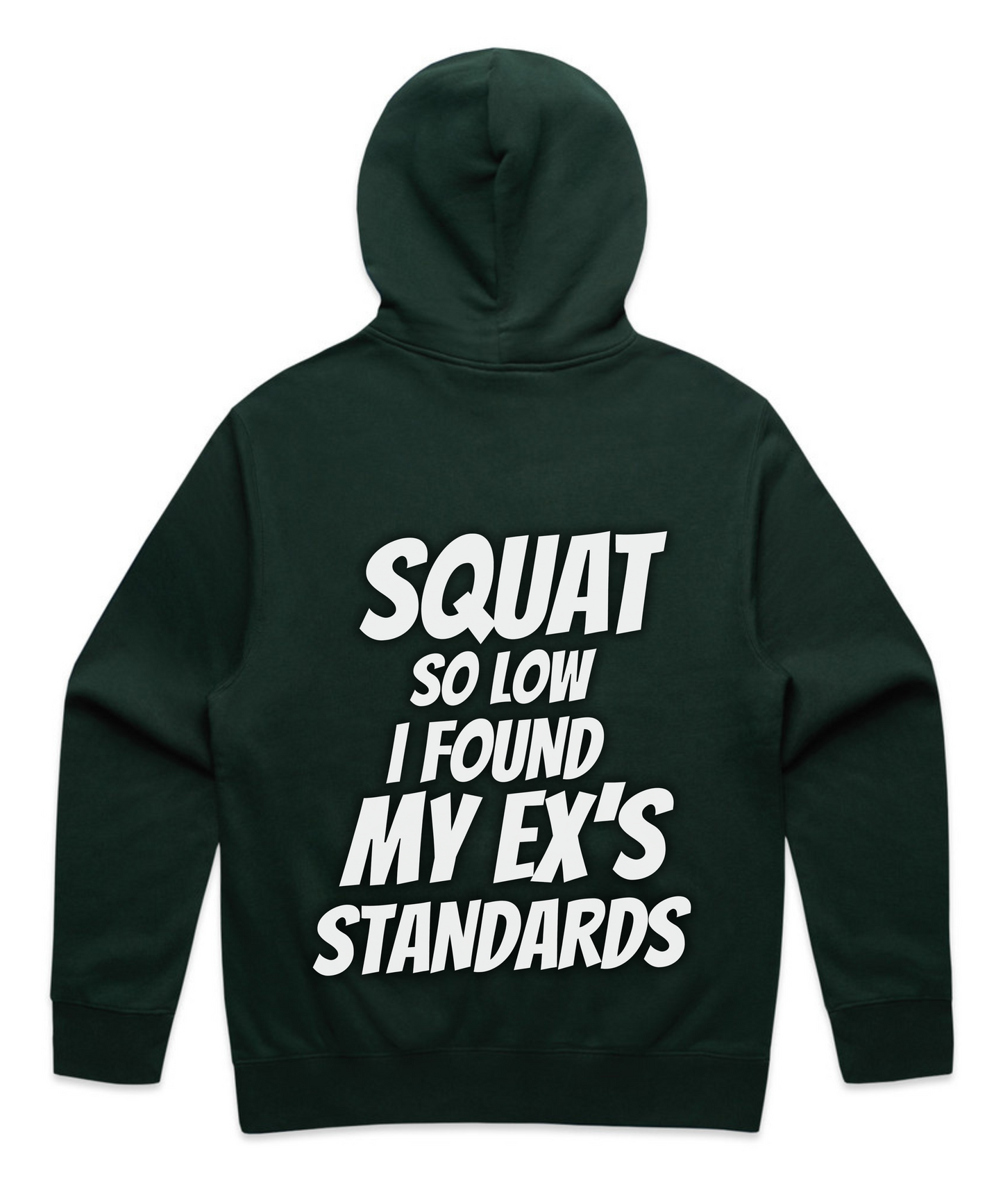 Squat So Low I Found My Ex’s Standards - Unisex Oversized Pumpcover Hoodie