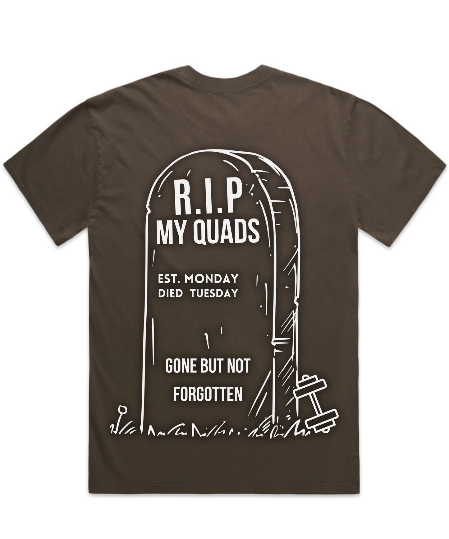 πͺ¦ RIP MY QUADS β Unisex Oversized Heavyweight Pumpcover Tee