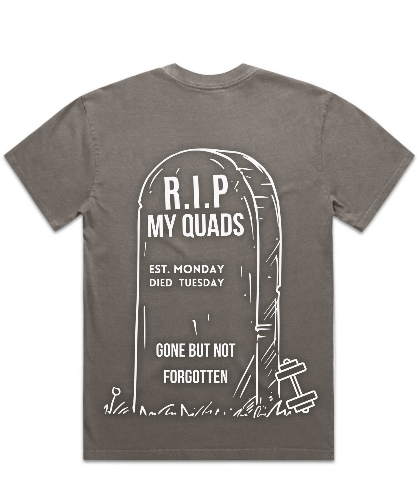 πͺ¦ RIP MY QUADS β Unisex Oversized Heavyweight Pumpcover Tee