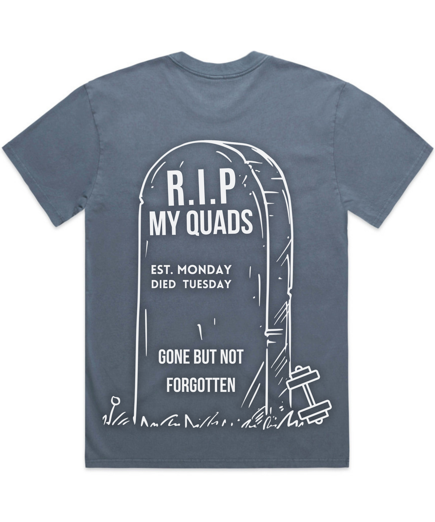 πͺ¦ RIP MY QUADS β Unisex Oversized Heavyweight Pumpcover Tee