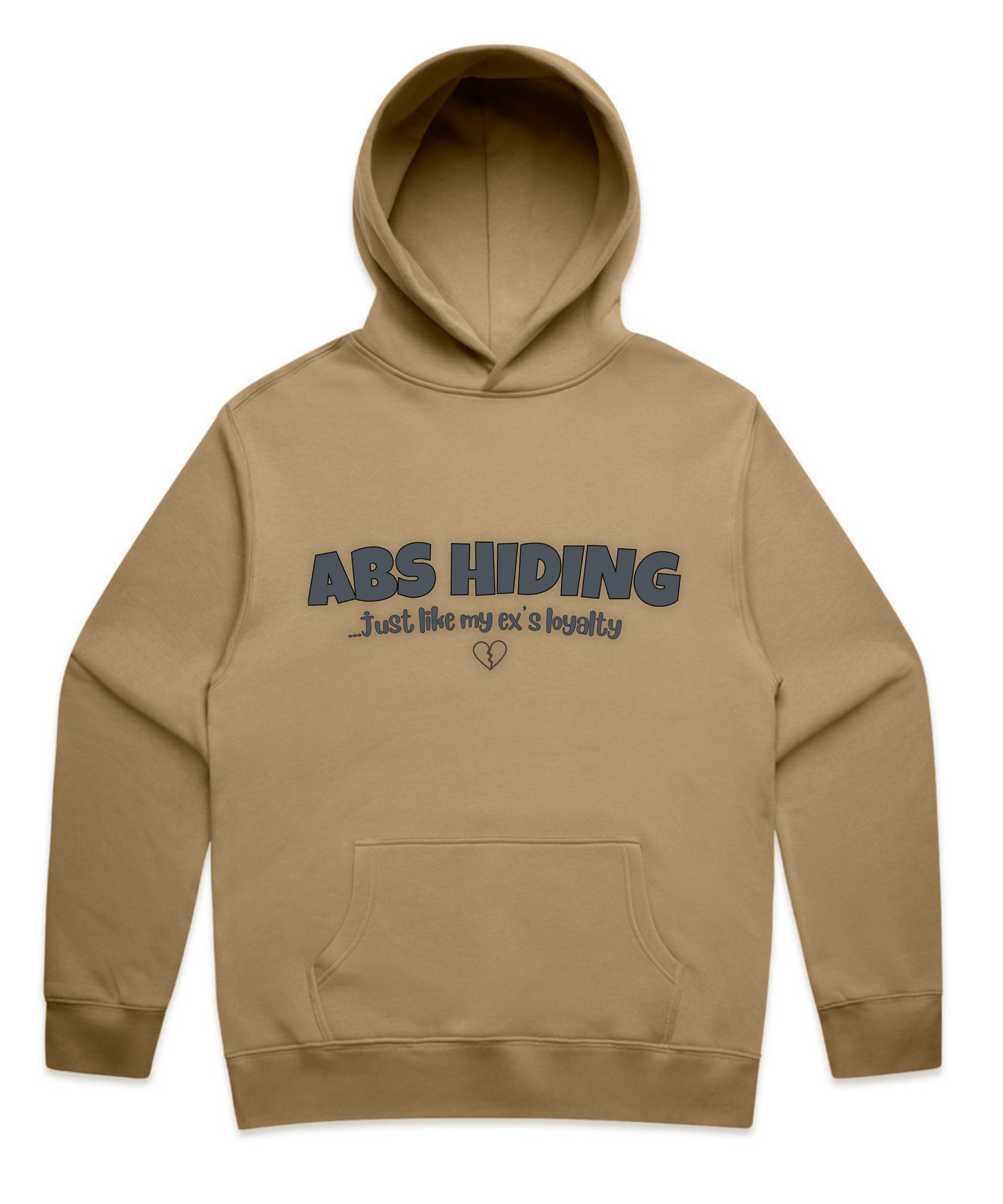 ABS HIDING... Just Like My Ex’s Loyalty – Unisex Oversized Pumpcover Hoodie