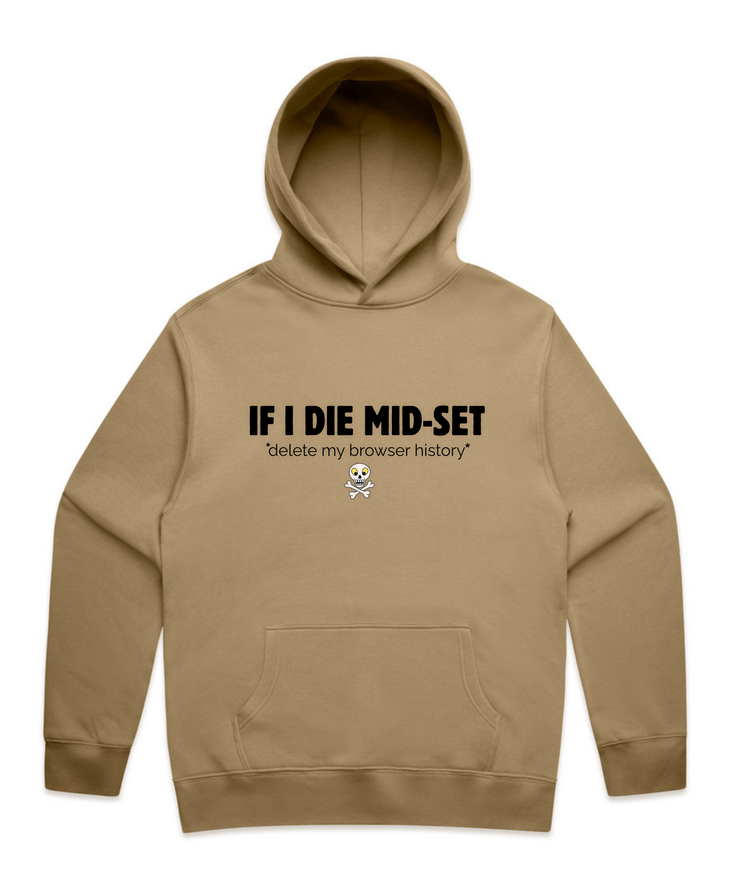 ”IF I DIE MID-SET” – Unisex Oversized Pumpcover Hoodie