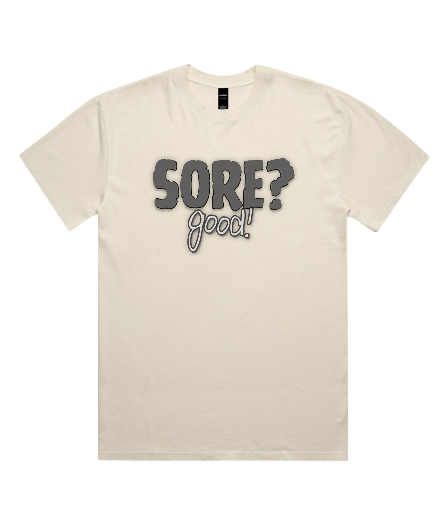 'SORE? GOOD. Unisex Oversized Pumpcover Tee – Pain Is Proof You Showed Up