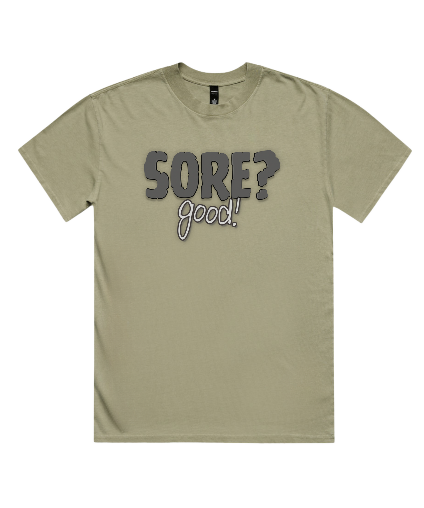 'SORE? GOOD. Unisex Oversized Pumpcover Tee – Pain Is Proof You Showed Up