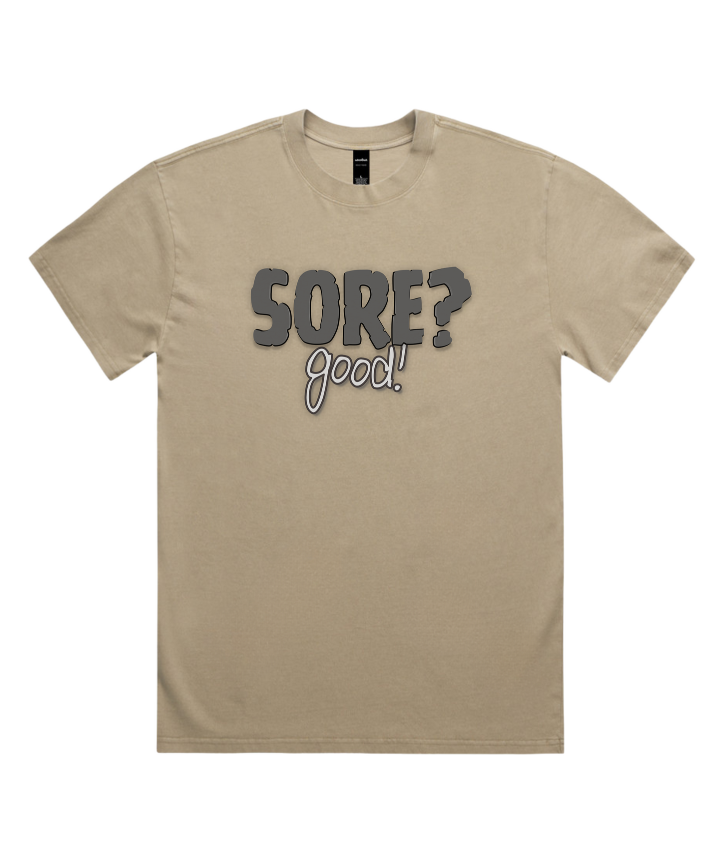 'SORE? GOOD. Unisex Oversized Pumpcover Tee – Pain Is Proof You Showed Up