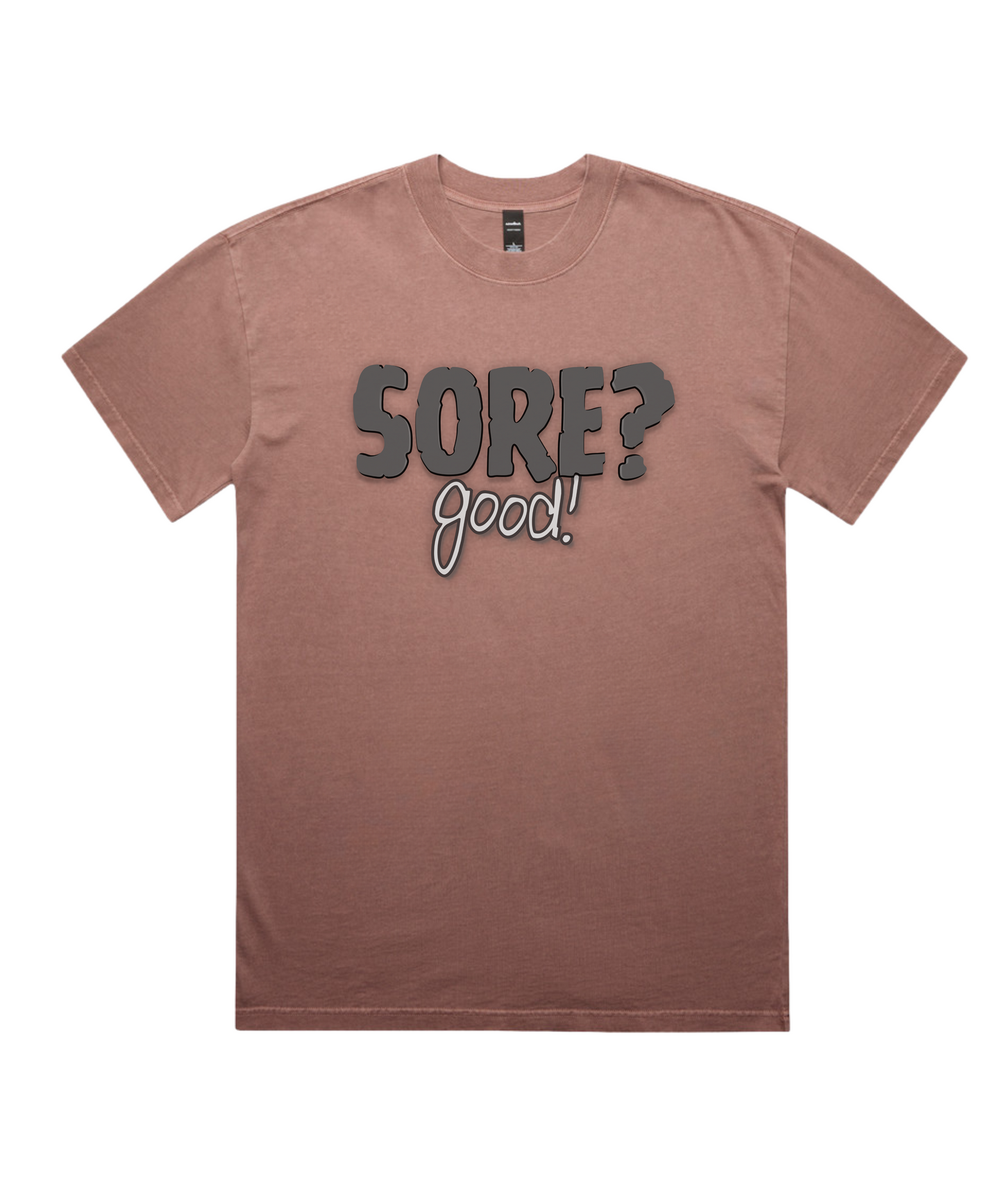 'SORE? GOOD. Unisex Oversized Pumpcover Tee – Pain Is Proof You Showed Up