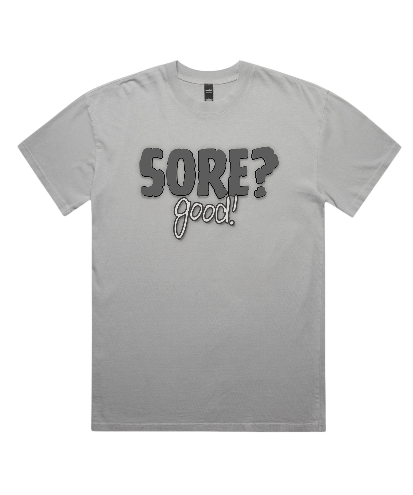 'SORE? GOOD. Unisex Oversized Pumpcover Tee – Pain Is Proof You Showed Up