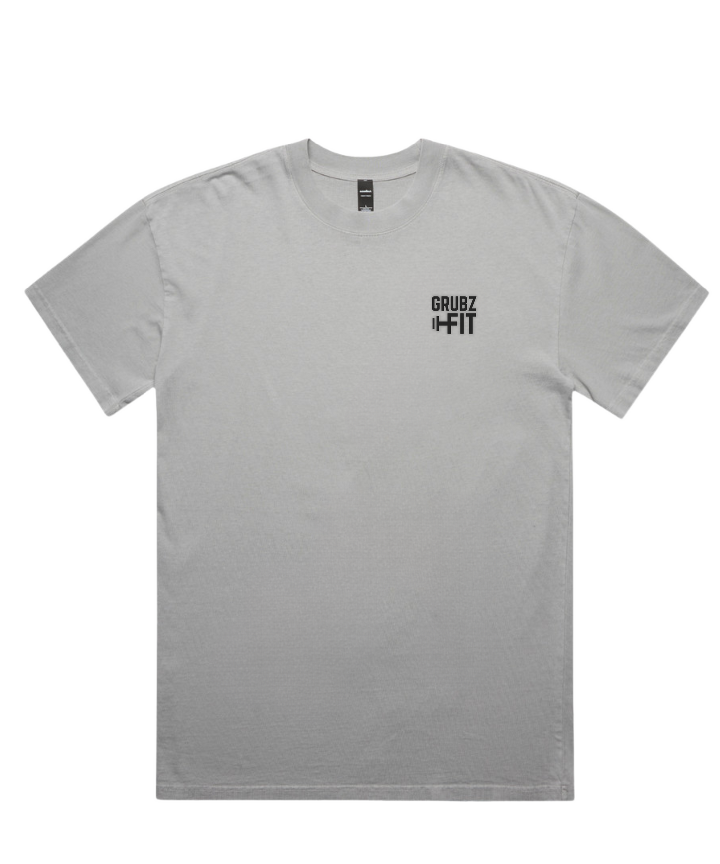 ”GrubzFit” Oversized Pumpcover Logo Tee – Built to Lift