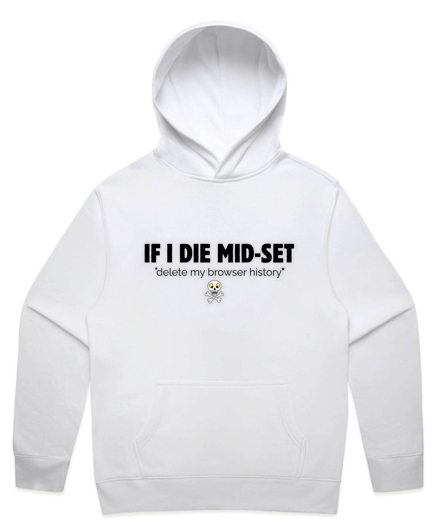 ”IF I DIE MID-SET” – Unisex Oversized Pumpcover Hoodie
