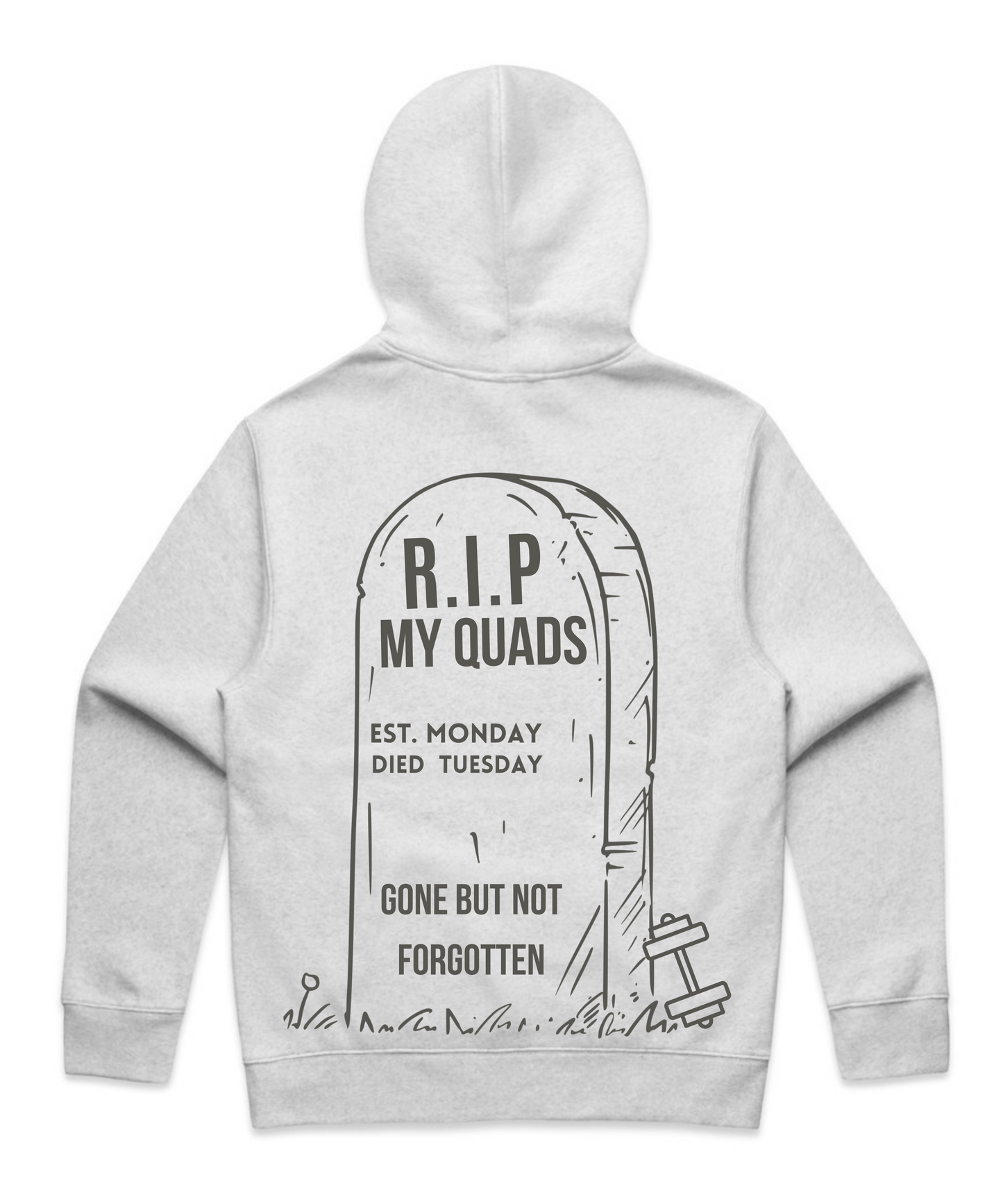R.I.P MY QUADS – Unisex Oversized Pumpcover Hoodie
