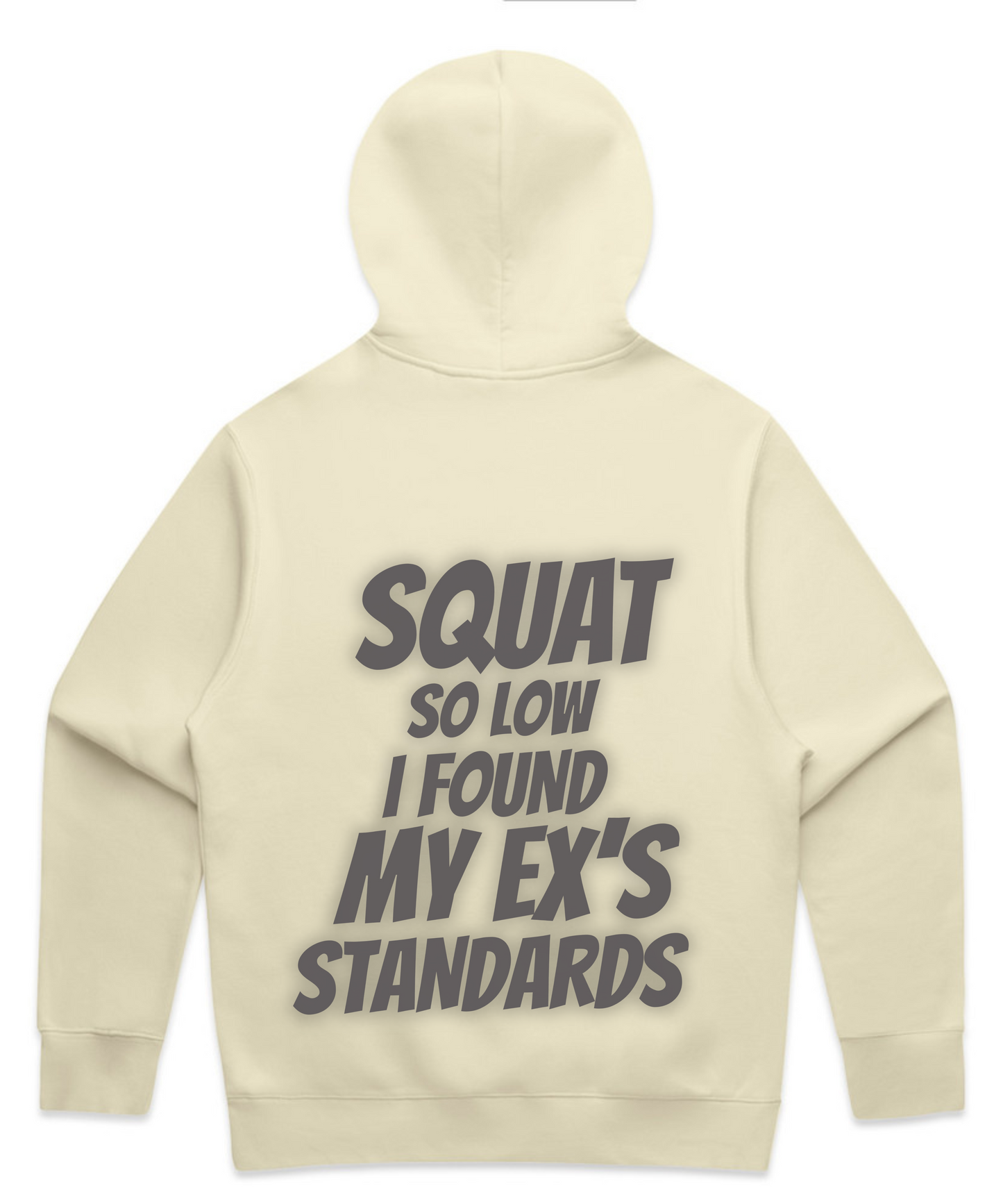 ”Squat So Low I Found My Ex’s Standards” - Unisex Oversized Pumpcover Hoodie