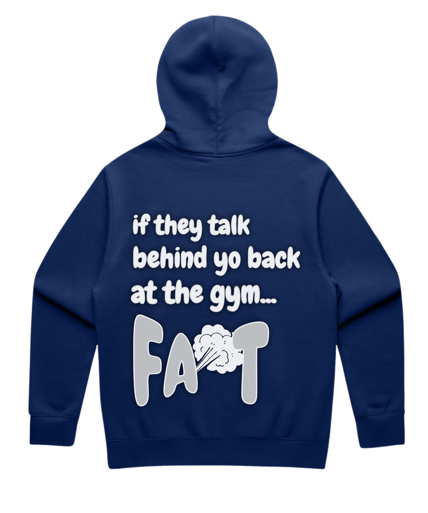 “If They Talk Behind Yo Back at the Gym… Fart” Unisex Oversized Pumpcover Hoodie