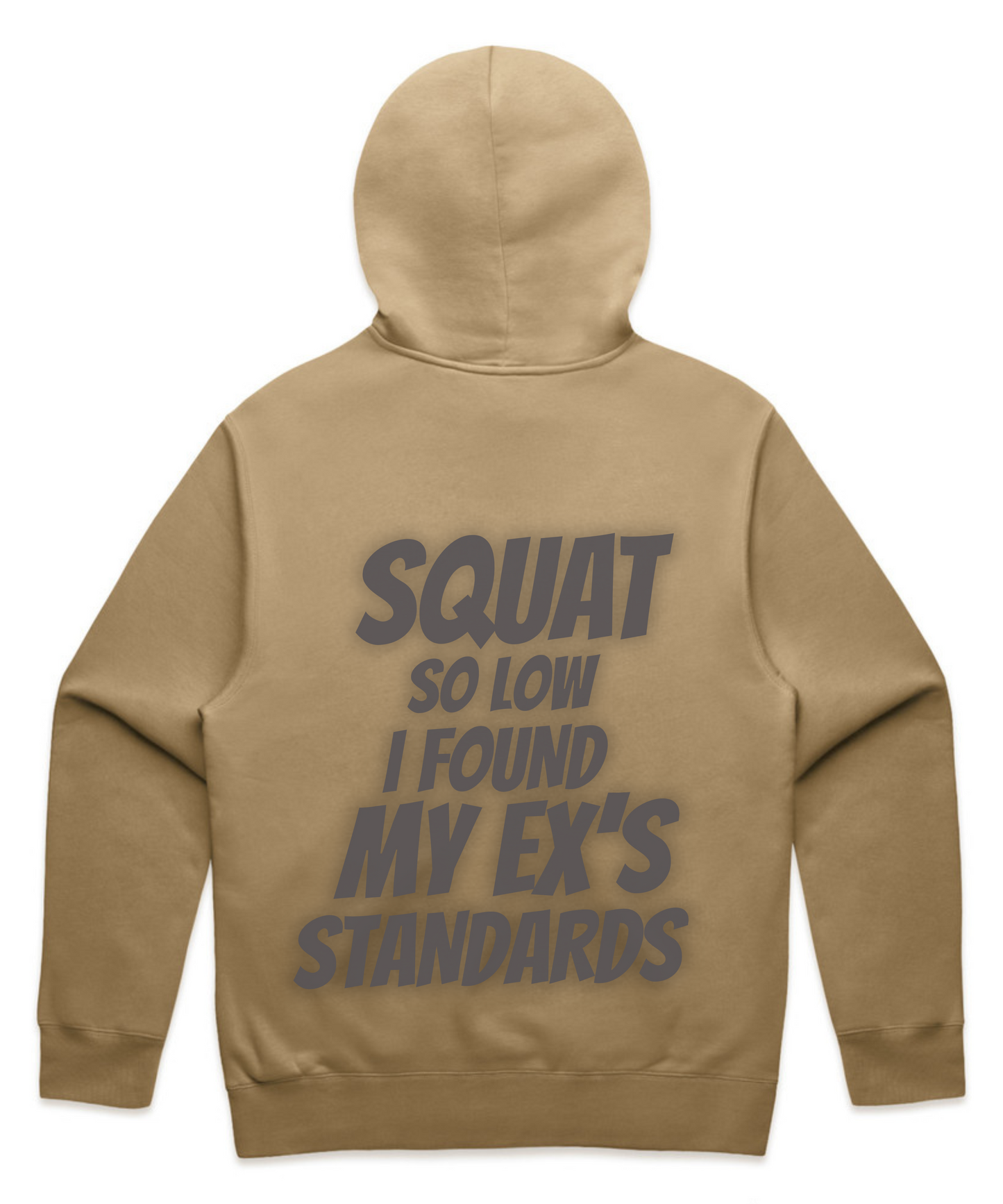 ”Squat So Low I Found My Ex’s Standards” - Unisex Oversized Pumpcover Hoodie